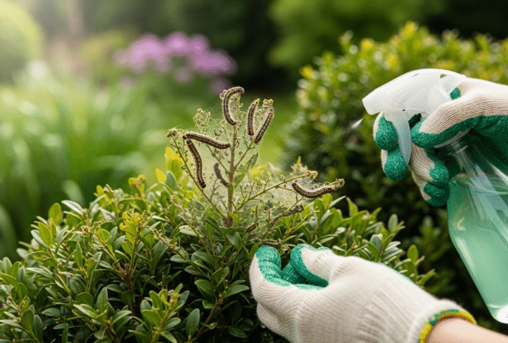 Jak ekologicznie zwalczyć i pozbyć się ćmy bukszpanowej?